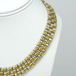 ROBERTO COIN Appassionata Natural Diamond 0.30 CT Heavy Necklace 18K Yellow & White Gold 16 Inches