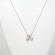 ROBERTO COIN Tiny Treasures Diamond Cursive Initial K Pendant Necklace 18K White Gold