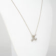 ROBERTO COIN Tiny Treasures Diamond Cursive Initial K Pendant Necklace 18K White Gold