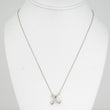 ROBERTO COIN Tiny Treasures Diamond Cursive Initial K Pendant Necklace 18K White Gold