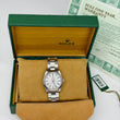 Rolex Air King 34 Stainless Steel White Buckley Dial Roman Numerals Oyster Bracelet FULL SET BOX PAPERS YEAR 2001 Ref. 14000M