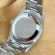 Rolex Air King 34 Stainless Steel White Buckley Dial Roman Numerals Oyster Bracelet FULL SET BOX PAPERS YEAR 2001 Ref. 14000M