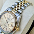 Rolex Datejust 31 Ladies Two-Tone Yellow Gold Champagne Dial Jubilee Bracelet Ref. 6827 Year 1982