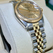 Rolex Datejust 31 Ladies Two-Tone Yellow Gold Champagne Dial Jubilee Bracelet Ref. 6827 Year 1982