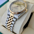 Rolex Datejust 36 Champagne Factory Diamond Dial 18K Yellow Gold Steel Two-Tone Jubilee Ref 16233 Year 1990 NO SAG BRACELET