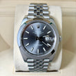 Rolex Datejust 41mm Rhodium Gray Dial Smooth Bezel Jubilee Bracelet Steel Ref 126300 Year 2017 FULL SET BOX PAPERS ROLEX SERVICE CARD 2026