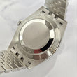 Rolex Datejust 41mm Rhodium Gray Dial Smooth Bezel Jubilee Bracelet Steel Ref 126300 Year 2017 FULL SET BOX PAPERS ROLEX SERVICE CARD 2026