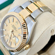 Rolex Datejust 41mm Two-Tone 18K Yellow Gold Steel Champagne Dial Fluted Bezel Oyster Bracelet FULL SET BOX PAPERS 2024 Ref 126333
