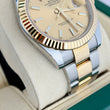 Rolex Datejust 41mm Two-Tone 18K Yellow Gold Steel Champagne Dial Fluted Bezel Oyster Bracelet FULL SET BOX PAPERS 2024 Ref 126333