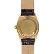 Rolex Day-Date 36 18K Yellow Gold Champagne Dial Bark Finish Bezel Brown Leather Band Year 1968 Ref 1807 Serviced 2026