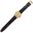 Rolex Day-Date 36 18K Yellow Gold Champagne Dial Bark Finish Bezel Brown Leather Band Year 1968 Ref 1807 Serviced 2026