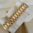 Rolex Day-Date 36 President Bark Finish Champagne Dial 18K Yellow Gold 1979 Full Links 7.8 Inch Wrist