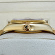 Rolex Day-Date 36 President Bark Finish Champagne Dial 18K Yellow Gold 1979 Full Links 7.8 Inch Wrist