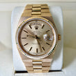 Rolex Day-Date Oysterquartz 36 Champagne Dial 18K Yellow Gold Year 1980 Ref. 19018