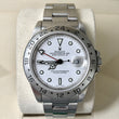 Rolex Explorer II 40 Stainless Steel White Dial "Polar" Oyster Ref. 16570 Year 1991