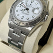 Rolex Explorer II 40 Stainless Steel White Dial "Polar" Oyster Ref. 16570 Year 1991