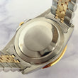 Rolex GMT-Master 40 Two-Tone Steel 18K Yellow Gold Black Dial Jubilee Bracelet Matte Dial Ref 16753 Year 1985 Serviced