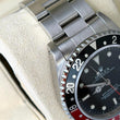 Rolex GMT-Master II 40 Coke Vintage Steel Black and Red Bezel Oyster Bracelet Ref 16710 SWISS ONLY DIAL Year 1999