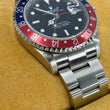 Rolex GMT-Master II Pepsi 40mm Blue Red Steel Black Dial Oyster Bracelet Year 2002 FULL SET BOX PAPERS Ref. 16710