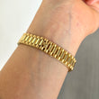 Rolex Lady-Datejust 26 Factory Ruby Bezel Diamond Champagne Dial 18K Yellow Gold President REF. 69038 CROWN COLLECTION BOX GREEN TAG Year 1987