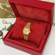 Rolex Lady-Datejust 26mm Factory Diamond Champagne Dial 18K Yellow Gold Fluted Bezel 1997 FULL SET BOX PAPERS