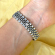 Rolex Lady-Datejust 28 Silver Star Diamond Dial Original Factory Diamond Bezel Jubilee Bracelet FULL SET BOX PAPERS 2021 Ref. 279384RBR - White Rolesor
