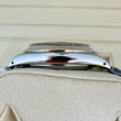 Rolex Oyster Perpetual Date 34mm Blue Mosaic Dial Smooth Bezel Stainless Steel REF. 1500 Blue Mosaic Dial Year 1971 Riveted Bracelet
