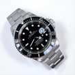 Rolex Submariner Date 40 Stainless Steel Black Dial Black Bezel Oyster Bracelet REF 16610 YEAR 1996