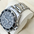Rolex Submariner Date 40 Steel Automatic Black Dial Black Bezel Oyster Bracelet REF 16800 Year 1984 Rolex Service Papers