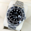 Rolex Submariner Date 40 Stainless Steel Black Dial Black Bezel Oyster Bracelet REF 16610 YEAR 1996