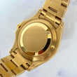 Rolex Yacht-Master 40 18K Yellow Gold White Dial Oyster Bracelet Ref. 16628 Warm Patina Unpolished Year 2000