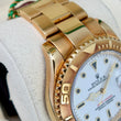 Rolex Yacht-Master 40 18K Yellow Gold White Dial Oyster Bracelet Ref. 16628 Warm Patina Unpolished Year 2000
