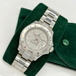 Rolex Yacht-Master 40 Rolesium Steel Platinum Bezel Dial Oyster Bracelet REF 16622 SERVICE POUCH YEAR 2004 FULLY LINKED NO HOLES