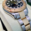 Rolex Yacht-Master 40 Two-Tone 18K Yellow Gold Steel Blue Dial New Old Stock Ref. 16623 UNPOLISHED FULL SET BOX PAPERS Year 2013