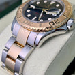 Rolex Yacht-Master 40 Two-Tone 18K Yellow Gold Steel Blue Dial New Old Stock Ref. 16623 UNPOLISHED FULL SET BOX PAPERS Year 2013