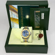 Rolex Yacht-Master 40 Two-Tone 18K Yellow Gold Steel Blue Dial New Old Stock Ref. 16623 UNPOLISHED FULL SET BOX PAPERS Year 2013