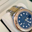 Rolex Yacht-Master 40 Two-Tone 18K Yellow Gold Steel Blue Dial New Old Stock Ref. 16623 UNPOLISHED FULL SET BOX PAPERS Year 2013
