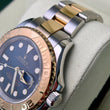 Rolex Yacht-Master 40 Two-Tone 18K Yellow Gold Steel Blue Dial New Old Stock Ref. 16623 UNPOLISHED FULL SET BOX PAPERS Year 2013