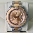 Rolex Yacht-Master 40 Two-Tone 18K Yellow Gold Steel Champagne Dial Ref. 16623 FULL SET BOX OUTER BOX BOOKLETS PAPERS Year 2006
