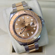 Rolex Yacht-Master 40 Two-Tone 18K Yellow Gold Steel Champagne Dial Ref. 16623 FULL SET BOX OUTER BOX BOOKLETS PAPERS Year 2006