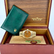 Rolex Day-Date 36mm President Walnut Wood Burlwood Dial 18K Yellow Gold 18038 Year 1970 FULL SET BOX PAPERS CERTIFICATE