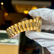 Rolex Day-Date 36mm President Walnut Wood Burlwood Dial 18K Yellow Gold 18038 Year 1970 FULL SET BOX PAPERS CERTIFICATE