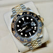 Rolex GMT-Master II 40 Zombie Two-Tone Steel 18K Yellow Gold Black Dial Jubilee Ref. 126713GRNR FULL SET BOX PAPERS 2023