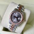 Rolex Lady-Datejust 26 Two Tone Roman Slate Gray Dial 18K Rose Gold Jubilee Ref. 179171 FULL SET BOX PAPERS 2006 SERVICED