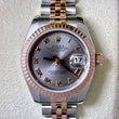 Rolex Lady-Datejust 26 Two Tone Roman Slate Gray Dial 18K Rose Gold Jubilee Ref. 179171 FULL SET BOX PAPERS 2006 SERVICED