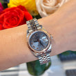 Rolex Lady-Datejust 26 Two Tone Roman Slate Gray Dial 18K Rose Gold Jubilee Ref. 179171 FULL SET BOX PAPERS 2006 SERVICED