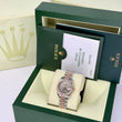 Rolex Lady-Datejust 26 Two Tone Roman Slate Gray Dial 18K Rose Gold Jubilee Ref. 179171 FULL SET BOX PAPERS 2006 SERVICED