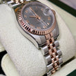 Rolex Lady-Datejust 26 Two Tone Roman Slate Gray Dial 18K Rose Gold Jubilee Ref. 179171 FULL SET BOX PAPERS 2006 SERVICED