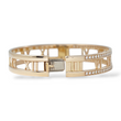 Tiffany & Co Diamond 0.74 CT Atlas Hinged Bangle Bracelet 18K Rose Gold Large
