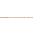 Tiffany & Co Elsa Peretti Diamond By The Yard 0.10 CT Bracelet 18K Rose Gold